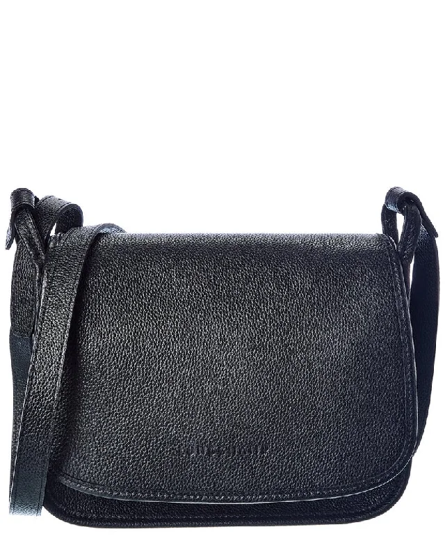 Quilted leather crossbody bags for luxe appeal -Longchamp Le Foulonne Medium Leather Crossbody