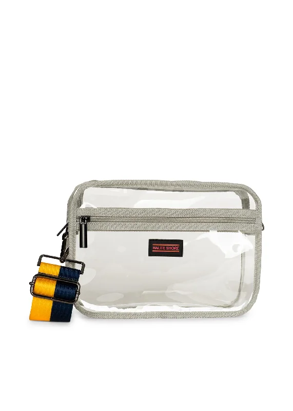 Affordable canvas crossbody bags for student budgets -Drew Clear Spirit Sport Strap D Crossbody