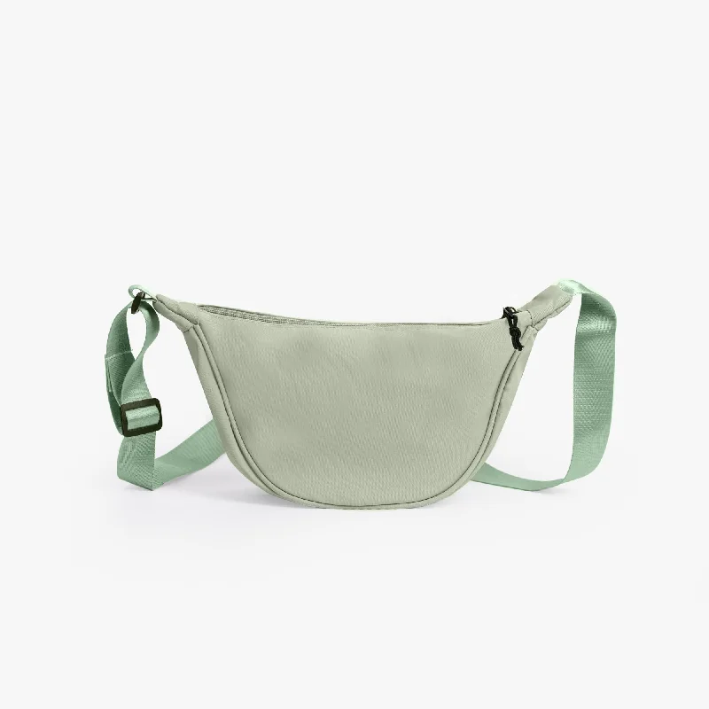 Eco-friendly crossbody bags made from recycled materials -Nylon Dumpling Crossbody