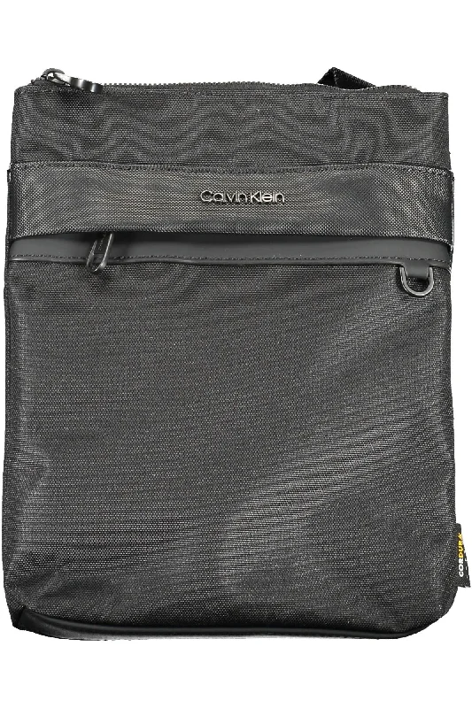 Professional satchel bags for men with compartments for tablets, phones, and documents -Calvin Klein  Polyester Shoulder Men's Bag