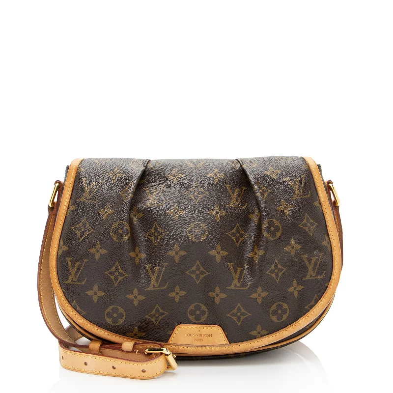 Small satchel bags for women with compact designs for easy everyday use -Louis Vuitton Monogram Canvas Menilmontant PM Messenger