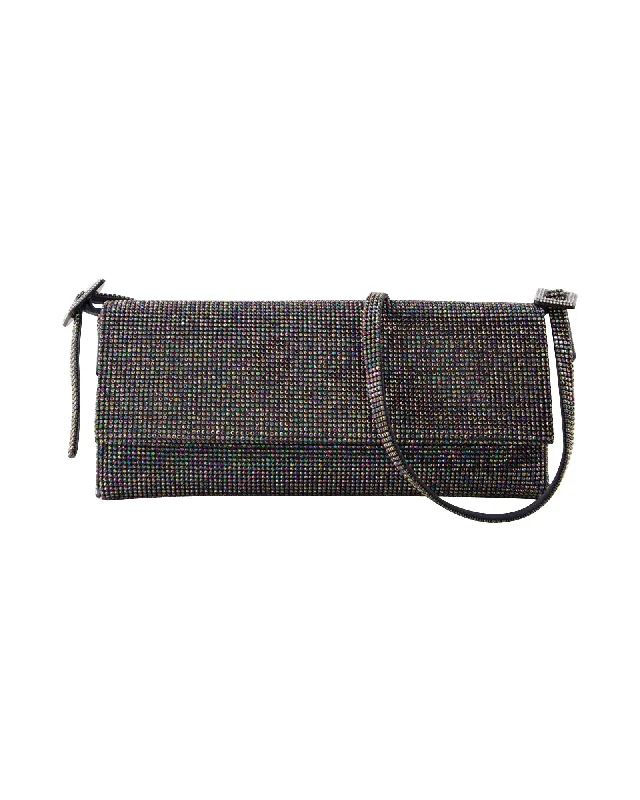 Lightweight canvas crossbody bags for travel light -Vittissima La Grande Bag - Benedetta Bruzziches - HEMATITE