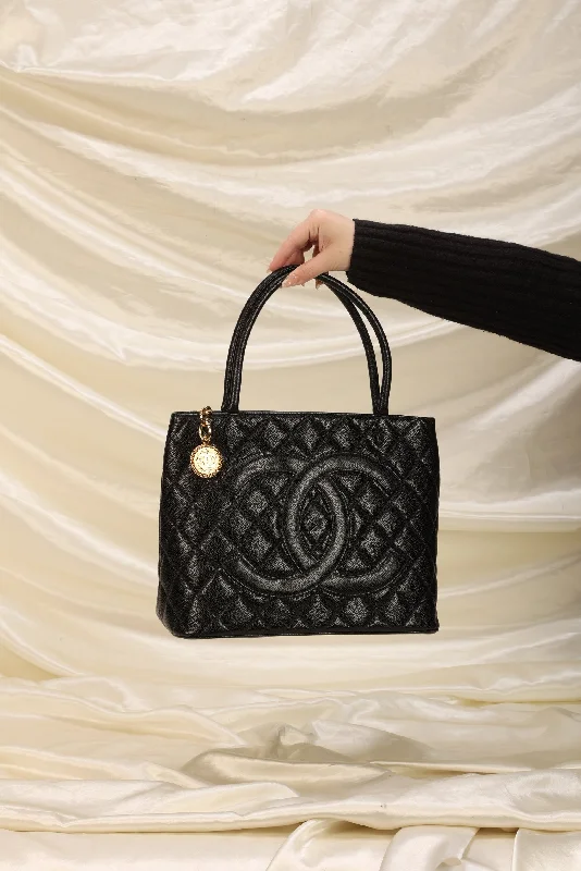 Chanel Caviar Medallion Tote