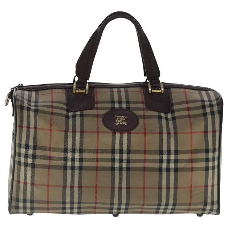 Durable leather satchels for men with reinforced stitching for long-lasting use -Burberry Nova Check  Canvas Travel Bag (Pre-Owned)