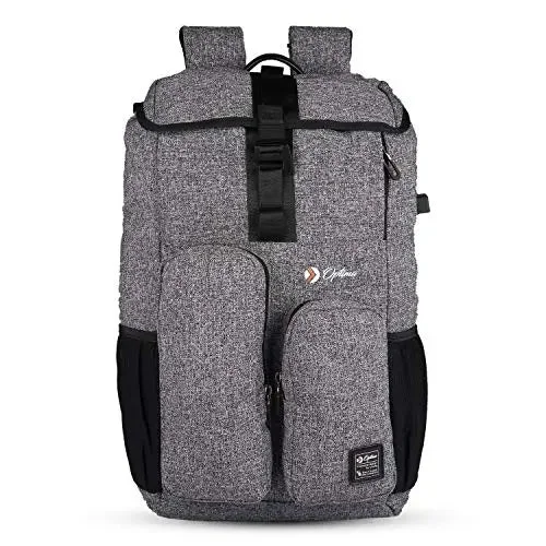 Anti-theft backpack with hidden zipper security -Optima No Fux Given Laptop