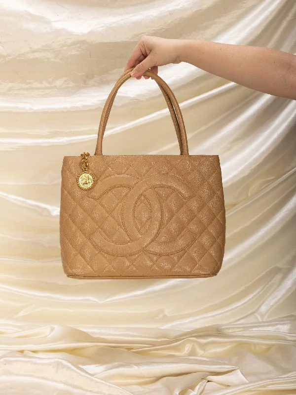 Chanel Caviar Medallion Tote