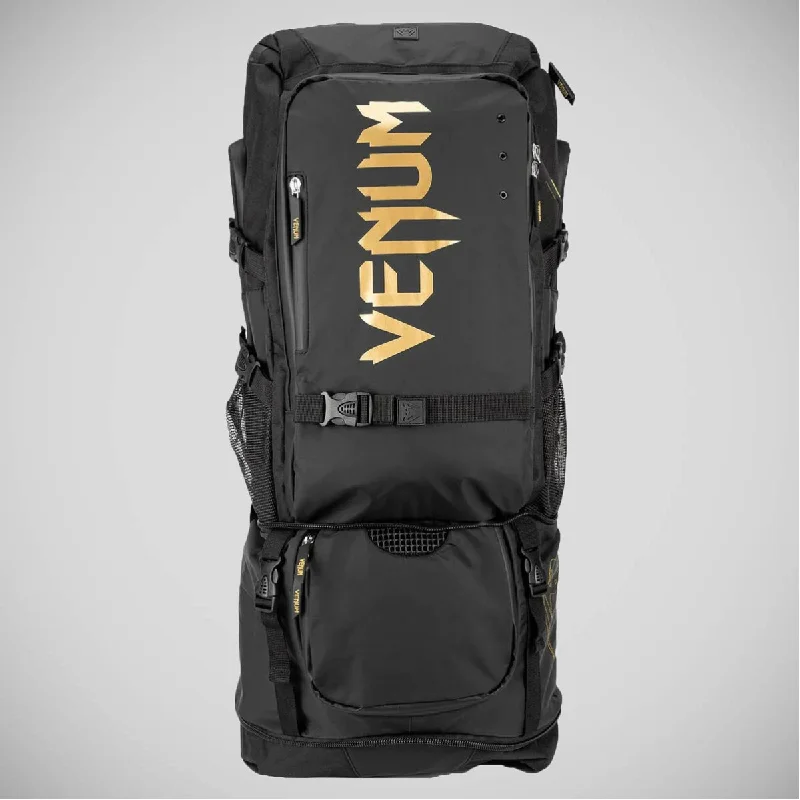 Rugged backpack for off-road motorcycle trips -Venum Challenger Xtreme Evo Back Pack Black/Gold