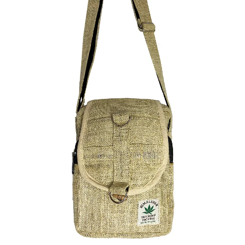 Designer satchels with structured bodies for a sleek, professional appearance -Messenger Bag Hemp