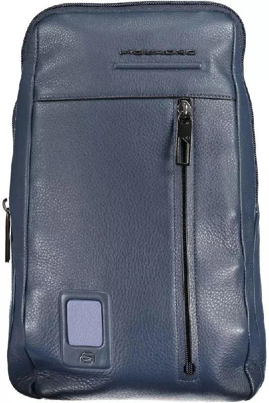 Practical satchels for men with front pockets for easy access to essentials -Piquadro  Leather Shoulder Men's Bag