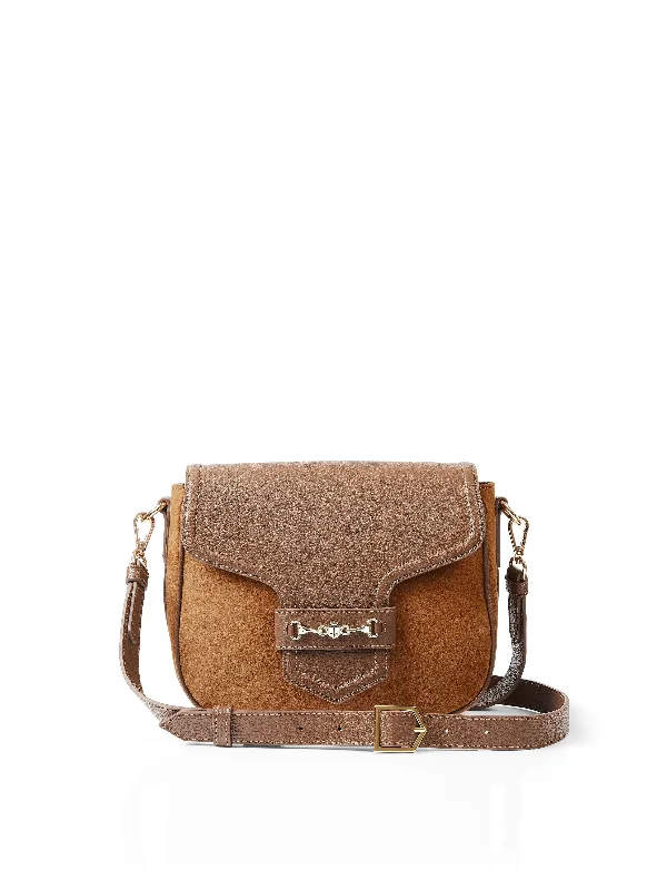 Casual denim crossbody bags for relaxed style -Fitzwilliam - Tan