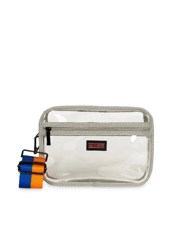 Vintage-inspired crossbody bags with brass accents -Drew Clear Spirit Sport Strap A Crossbody