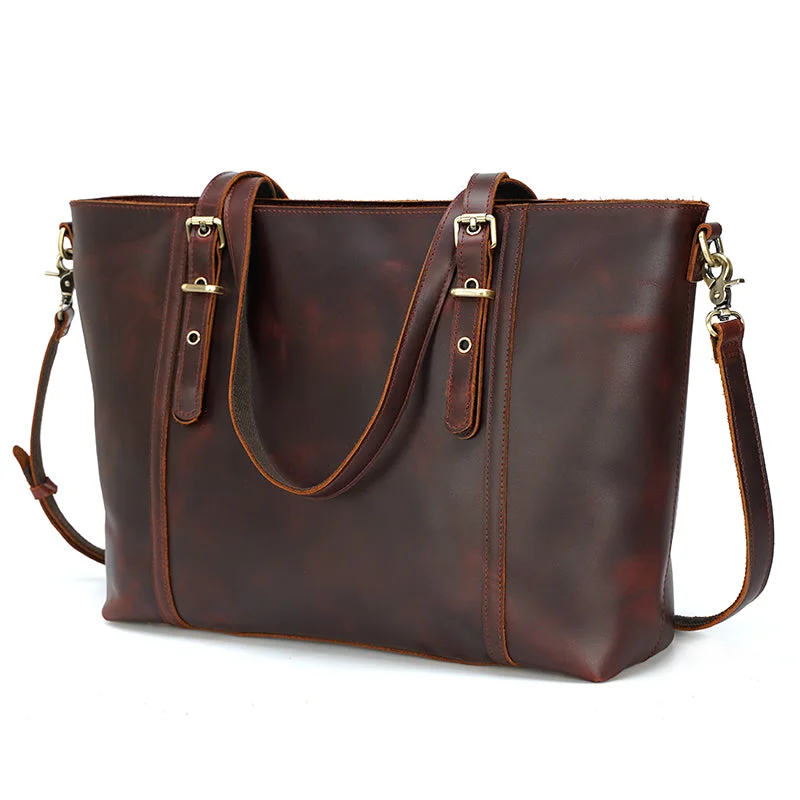 Sleek satchels for men with contemporary designs for a polished look -Gianna Top-Grain Leather Tote for Women