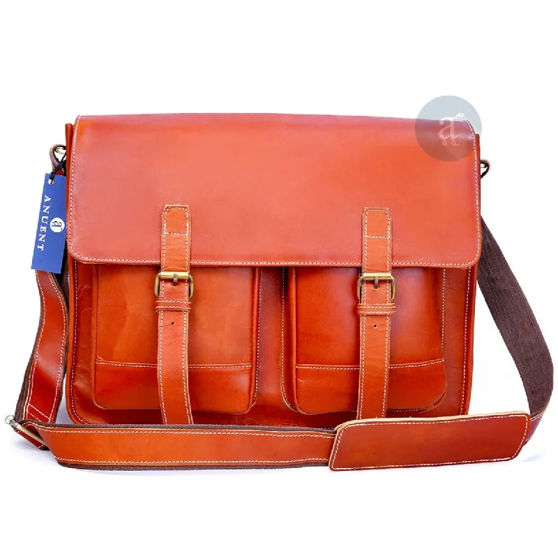 Vintage satchels for women with distressed leather for a retro-inspired fashion statement -The Cloud Laptop Messenger Bag