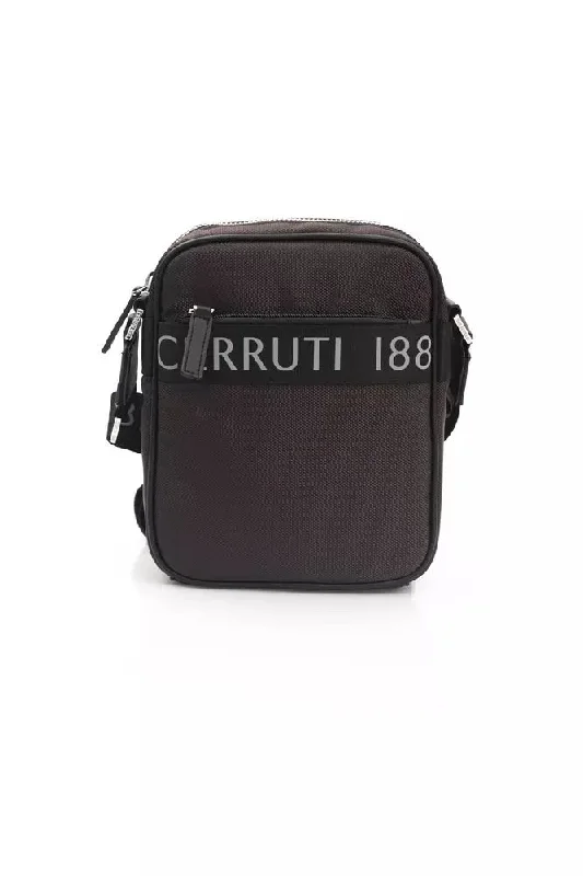 Lightweight satchels for women with bright colors for a bold statement -Cerruti 1881 Elegant  Nylon-Leather Messenger Men's Bag