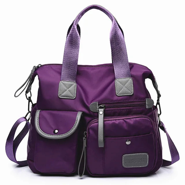 Small satchels for women with elegant and practical designs for daily wear -Versatile Nylon Messenger Bag - Chic & Practical