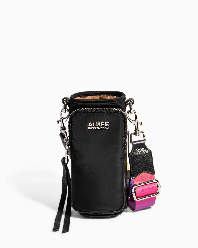 Quilted leather crossbody bags for luxe appeal -On Top Of The World Water Bottle Crossbody