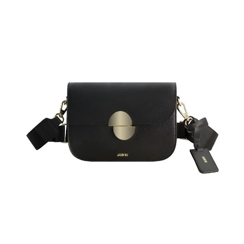 Elegant leather crossbody bags for date nights -Jason Wu Crossbody Bag - Black