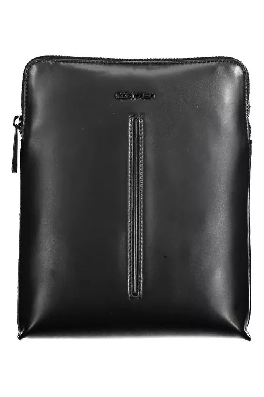 Elegant satchels for women with elegant gold or silver accents for luxury -Calvin Klein  Polyester Shoulder Men's Bag