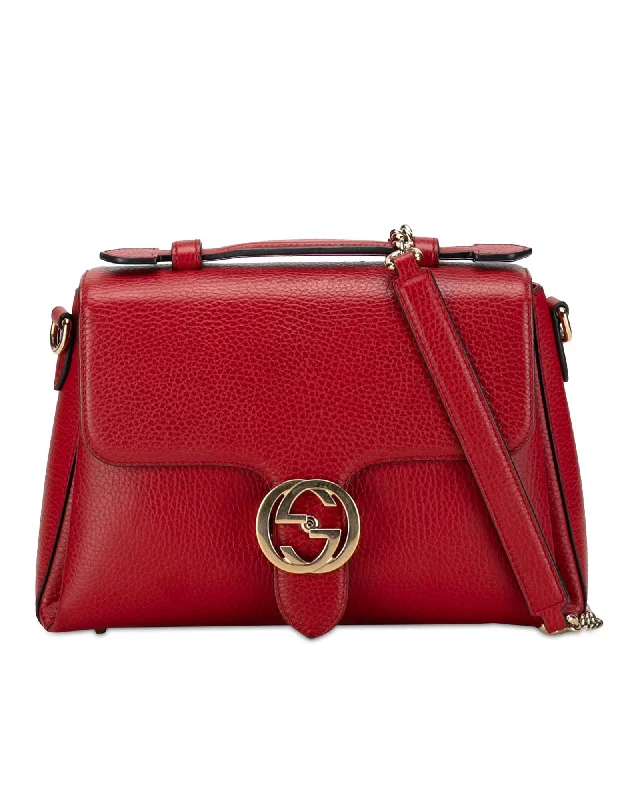 Affordable satchels for women with adjustable straps for comfortable wear -Gucci GG Marmont Mini Bag Red Leather Chain Strap