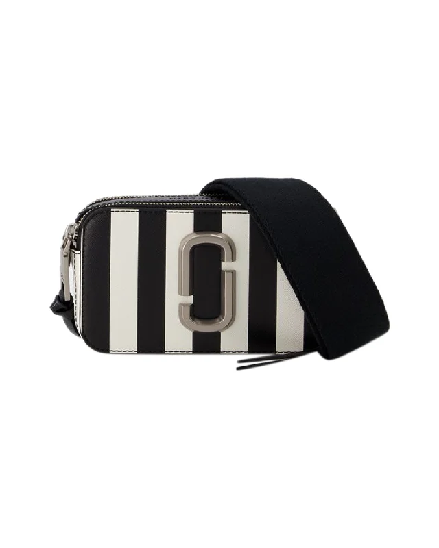 Sleek crossbody bags for professional city commutes -Snapshot Shoulder Bag - Marc Jacobs - Leather - Black