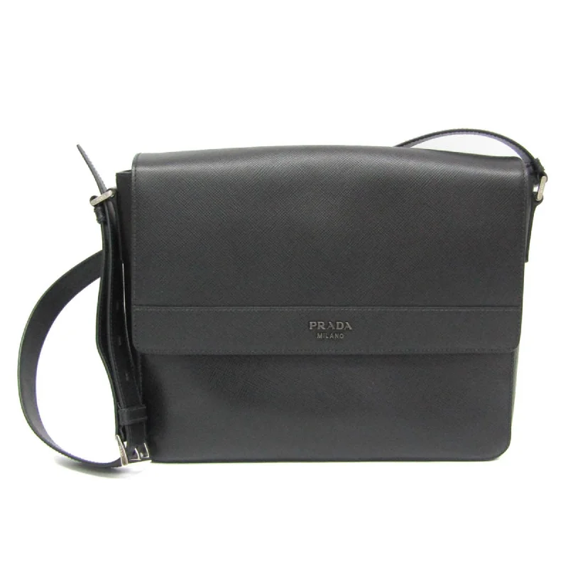 High-quality leather satchels for women with durable straps and premium finishes -Prada Saffiano  Leather Shoulder Bag (Pre-Owned)