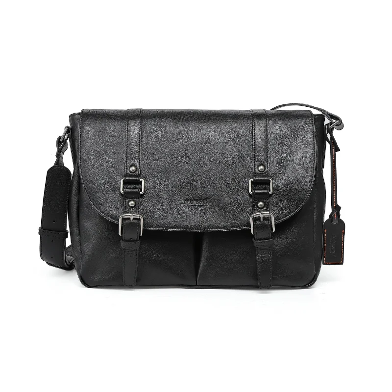 Minimalist satchels for men with clean lines for modern, understated fashion -Moonlight Messenger