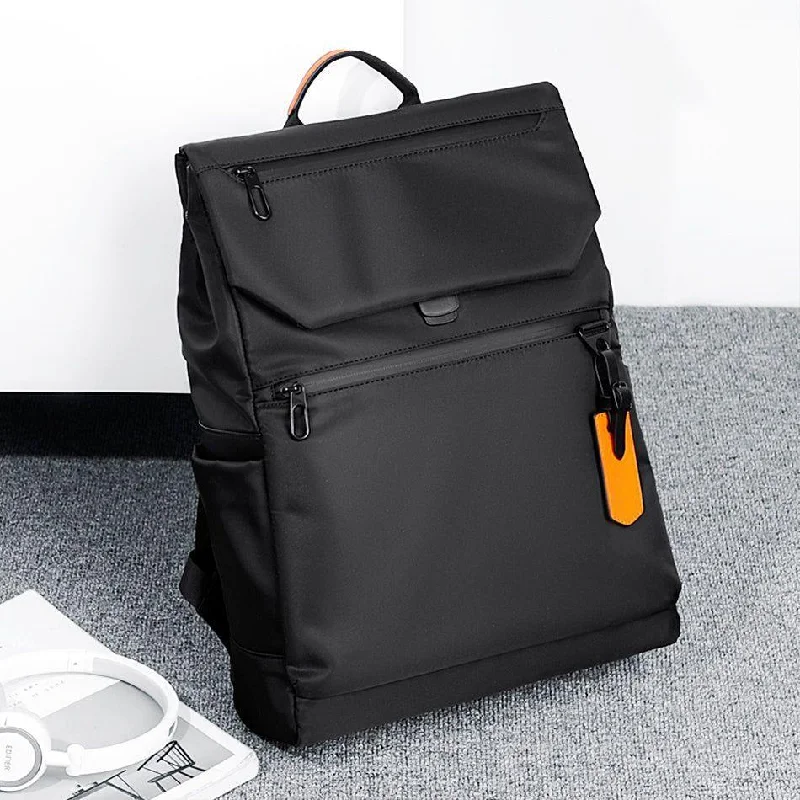 Stylish minimalist backpack for modern nomad life -Black Cool Backpacks VCES0400 Laptop Waterproof Backpack