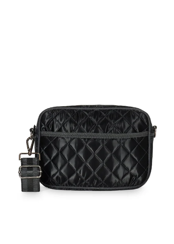 Anti-theft crossbody bags with secure zipper locks -Drew Night Puffer Crossbody