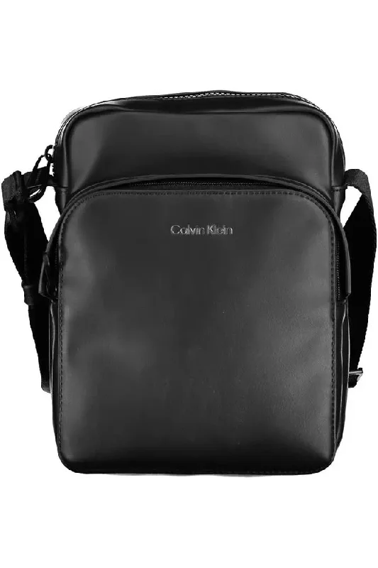 Leather satchels for women with bold stitching and metal accents for a modern touch -Calvin Klein  Polyester Shoulder Men's Bag