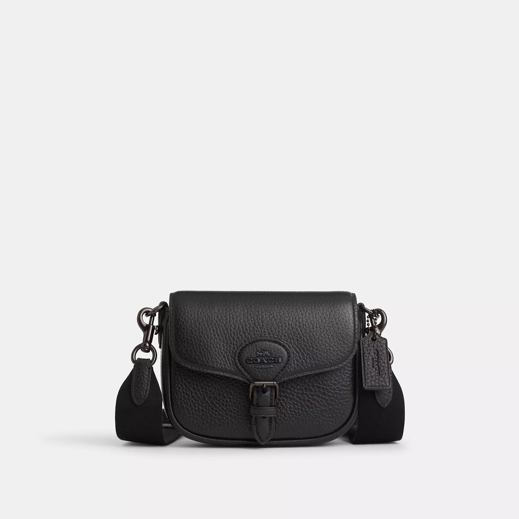 Handle bags with hidden pockets for security -Coach Outlet Amelia Small Saddle Bag