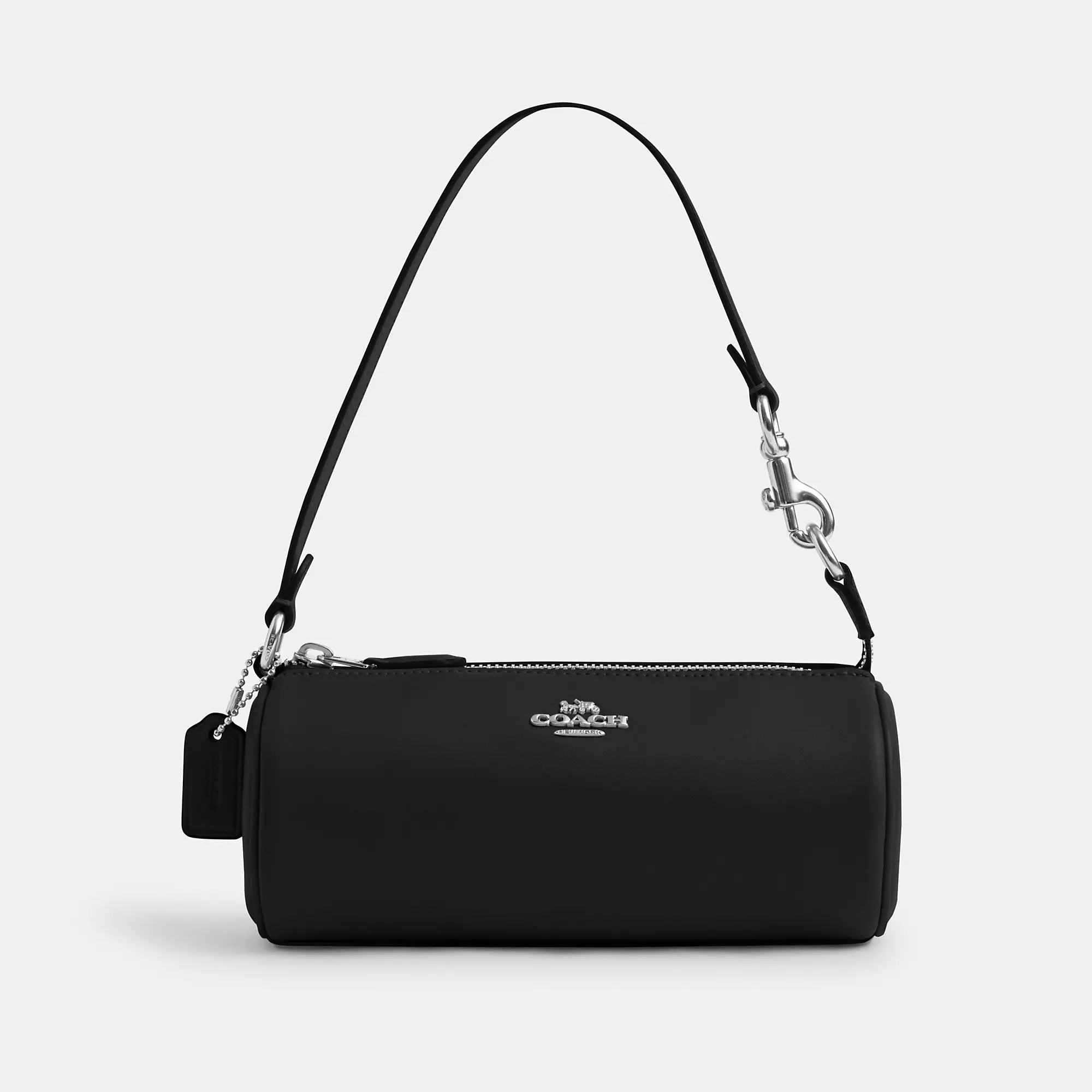 Handle bags with sleek zippers for closure -Coach Outlet Nolita Barrel Bag