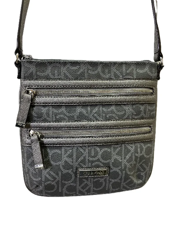 Leather handle bags for elegant daily carry -Crossbody By Calvin Klein, Size: Small