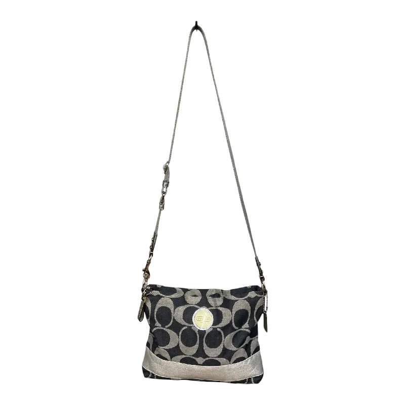 Handle bags with woven fabric for texture -Crossbody Designer By Coach, Size: Medium