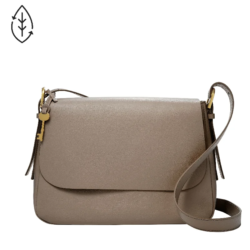 Handle bags with thick handles for support -Fossil Women's Harper Eco Leather Crossbody