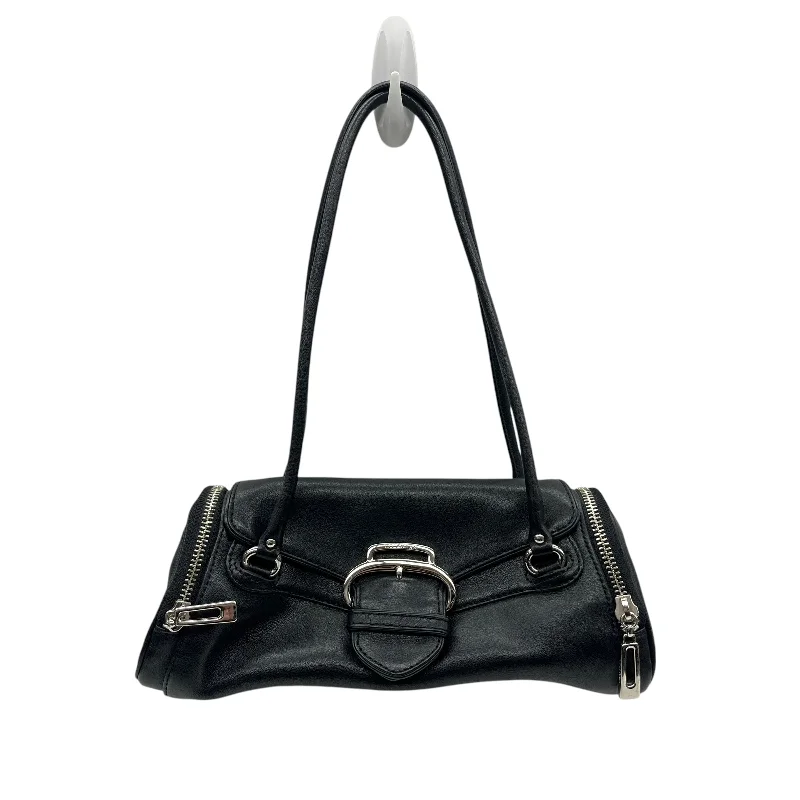 Handle bags with sleek zippers for closure -Handbag By Cole In Black, Size:Small