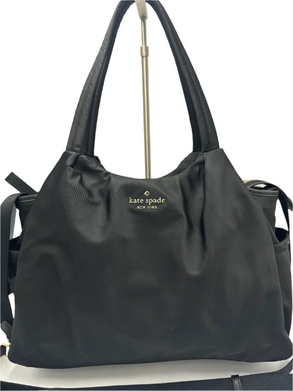 Handle bags with bold text for statements -Diaper Bag / Tote Designer By Kate Spade