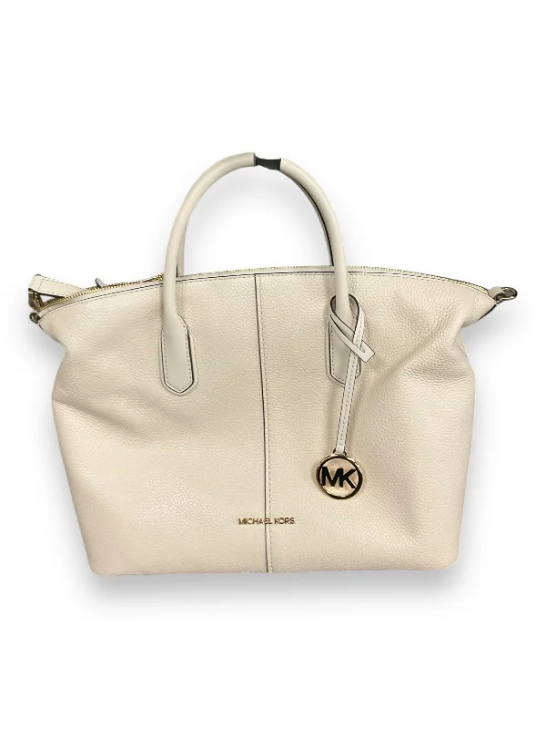 Leather handle bags for elegant daily carry -Handbag Designer By Michael Kors, Size: Large