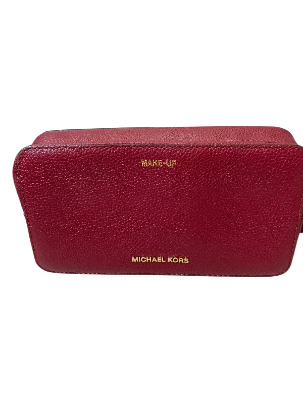 Handle bags with soft velvet for luxury -Handbag Designer By Michael Kors, Size: Medium