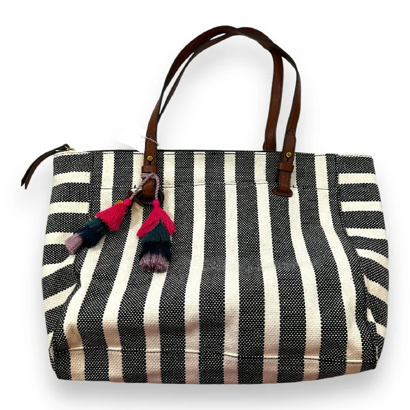 Handle bags with colorful handles for flair -Tote By Fossil, Size: Medium